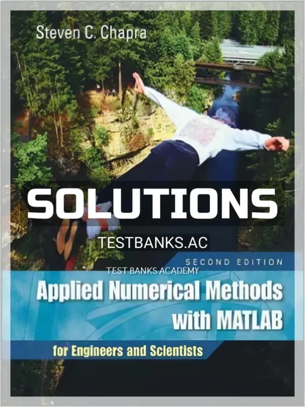 Cover for Solutions Manual for Applied Numerical Methods with MATLAB for Engineers and Scientists 2nd Edition by Steven Chapra