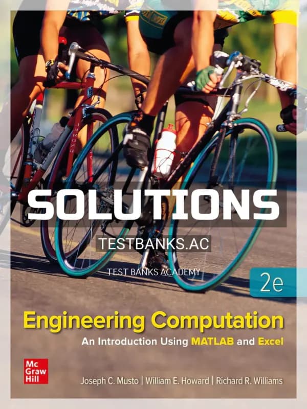 Cover for Solutions Manual for Engineering Computation 2nd Edition by Musto