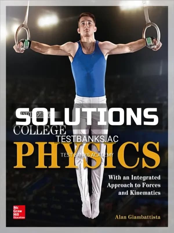 Cover for Solutions Manual for College Physics 5th Edition by Giambattista