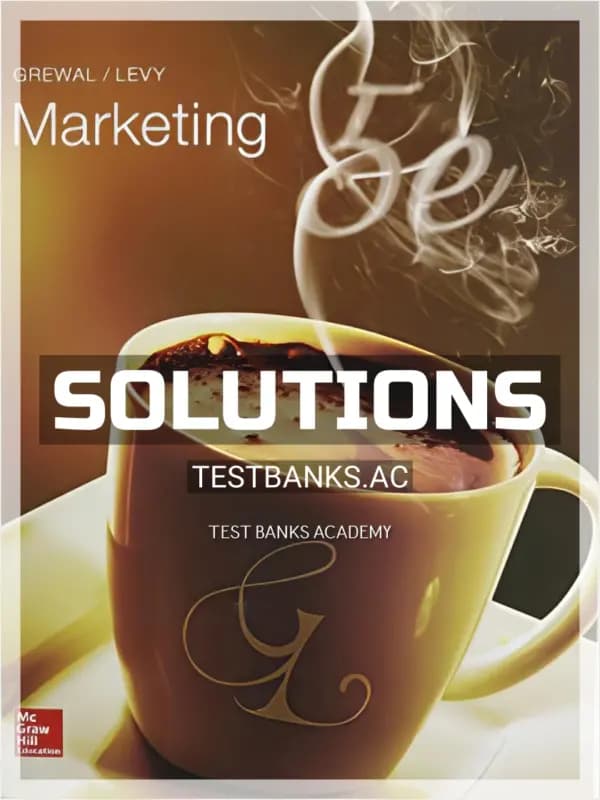 Cover for Solutions Manual for Marketing 5th Edition by Grewal