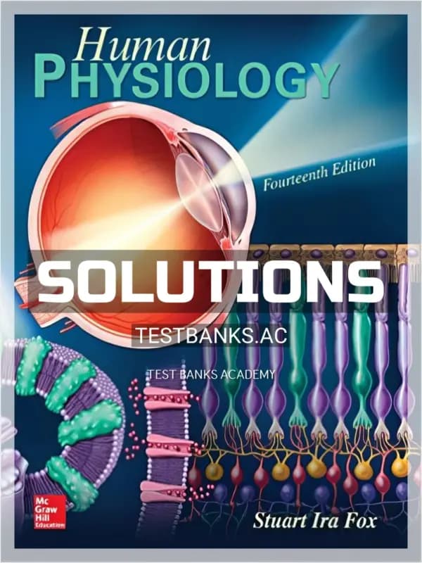 Cover for Solutions Manual for Human Physiology 14th Edition by Fox