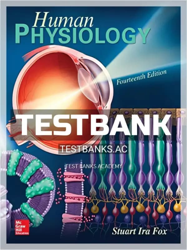 Cover for Test Bank for Human Physiology 14th Edition by Fox