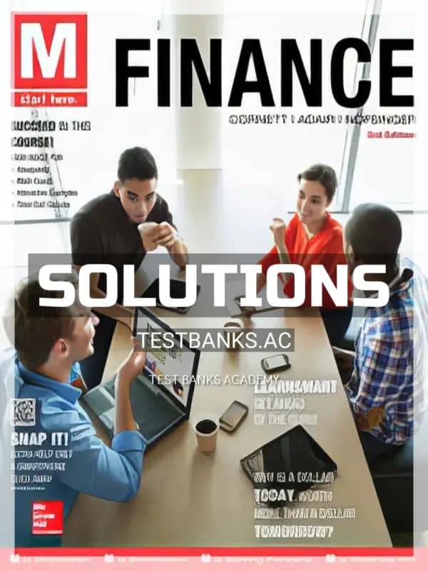 Cover for Solutions Manual for M Finance 3rd Edition by Cornett