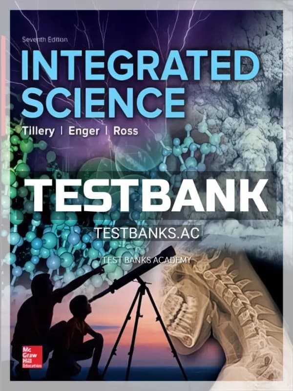 Cover for Test Bank for Integrated Science 7th Edition by Tillery