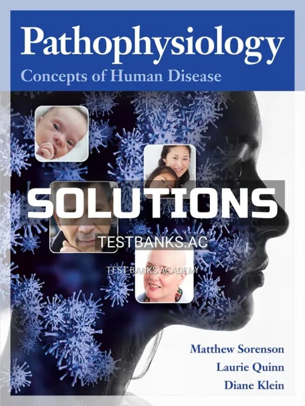 Cover for Solutions Manual for Pathophysiology Concepts of Human Disease 1st Edition by Sorenson