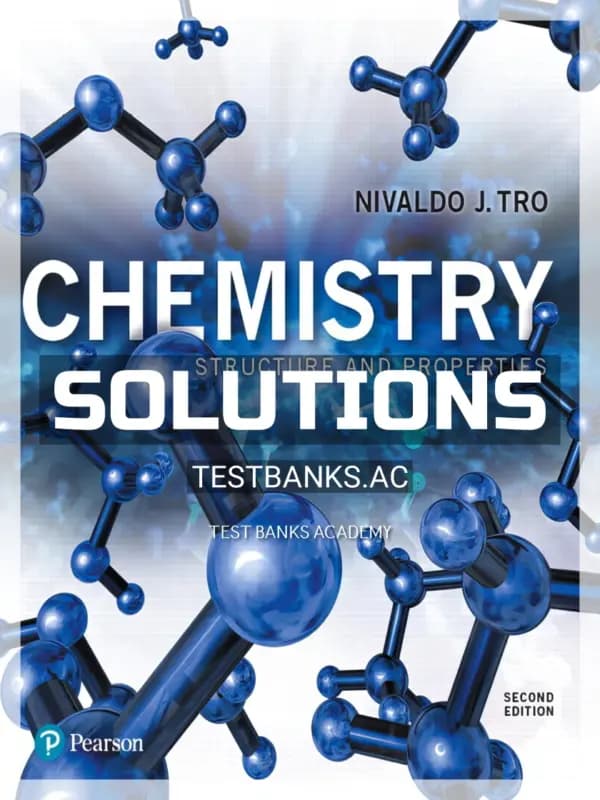 Cover for Solutions Manual for Chemistry Structure and Properties 2nd Edition by Tro