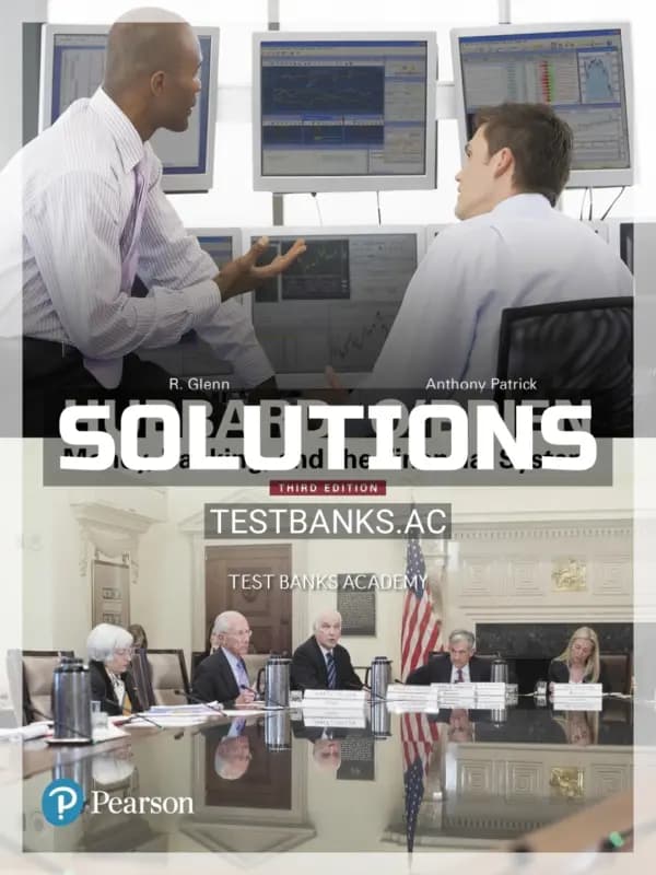 Cover for Solutions Manual for Money Banking and the Financial System 3rd Edition by Hubbard