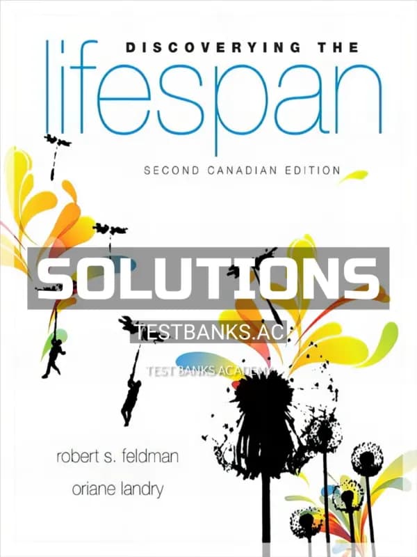 Cover for Solutions Manual for Discovering the Lifespan 2nd CA Edition by Feldman