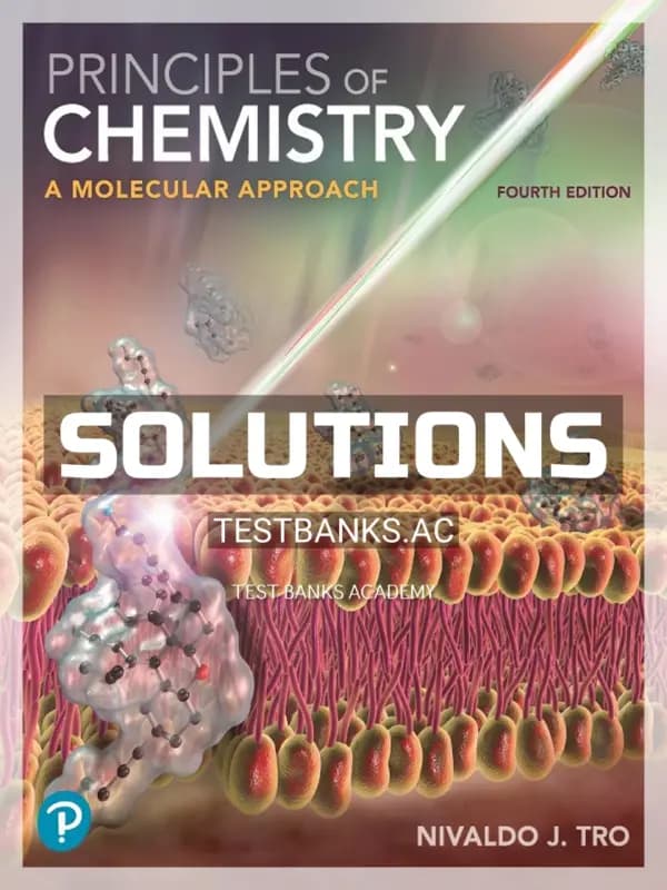 Cover for Solutions Manual for Principles of Chemistry 4th Edition by Tro