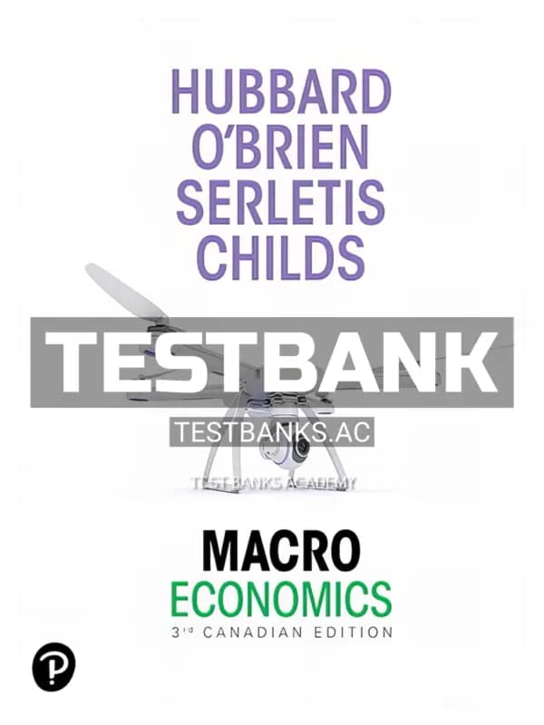 Cover for Test Bank for Macroeconomics 3rd CA Edition by OBrien