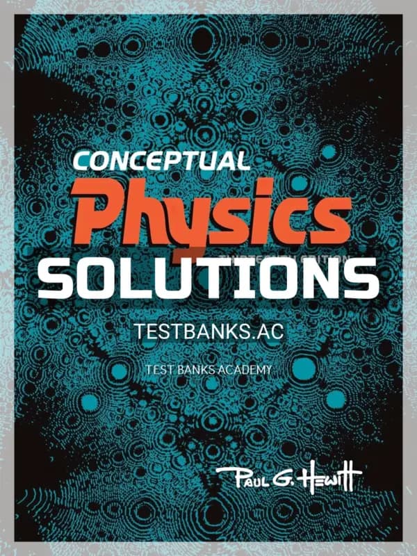 Cover for Solutions Manual for Conceptual Physics 13th Edition by Hewitt