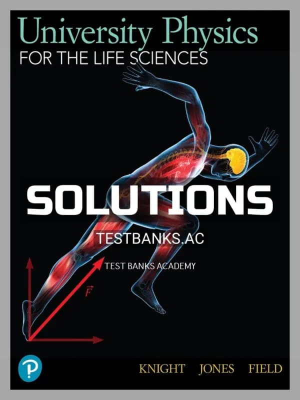 Cover for Solutions Manual for University Physics for Life Sciences 1st Edition by Randall