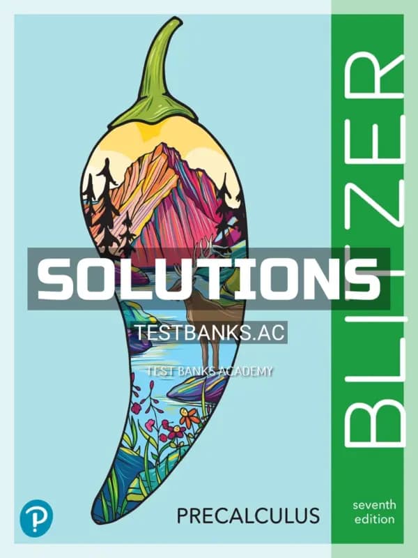 Cover for Solutions Manual for Precalculus 7th Edition by Blitzer