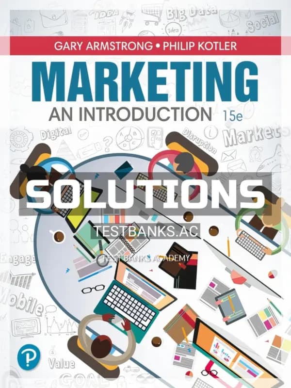Cover for Solutions Manual for Marketing An Introduction 15th Edition by Armstrong