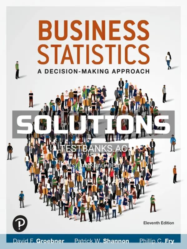 Cover for Solutions Manual for Business Statistics 11th Edition by Groebner