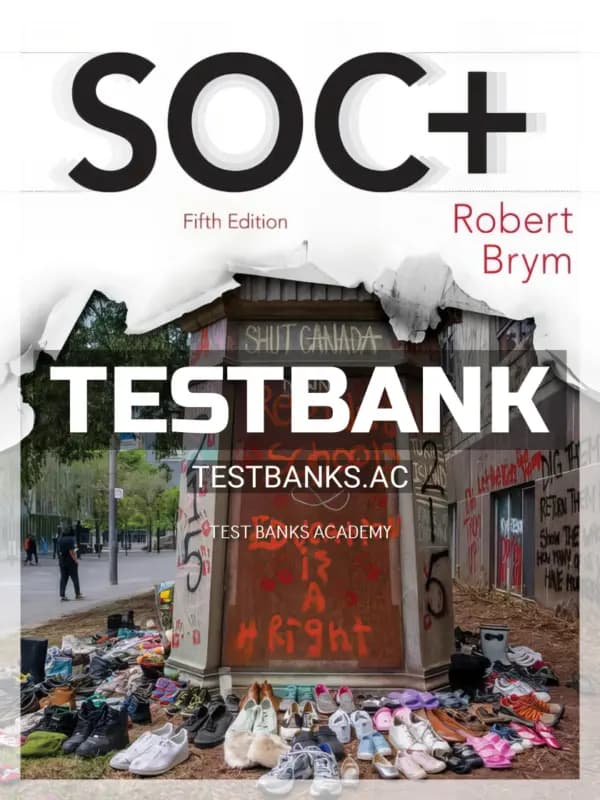 Cover for Test Bank for SOC 5th CA Edition by Brym