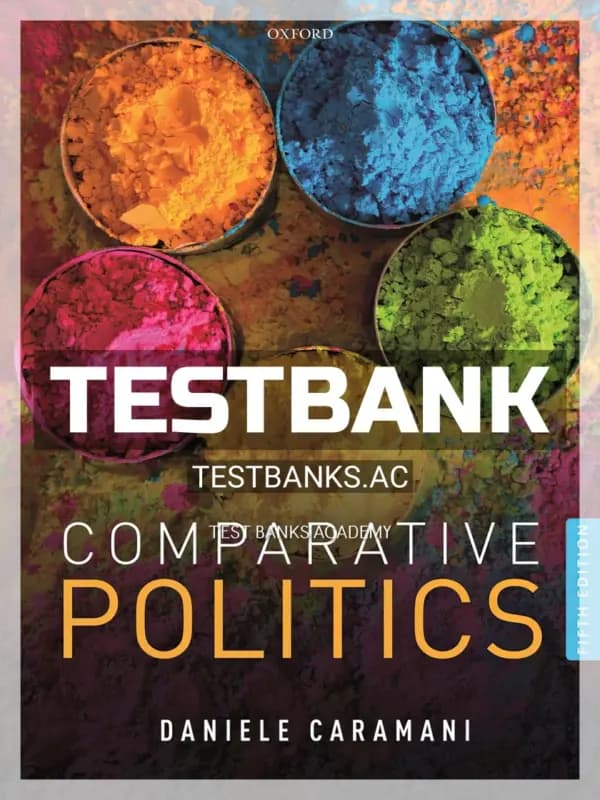 Cover for Test Bank for Comparative Politics 5th Edition by Caramani