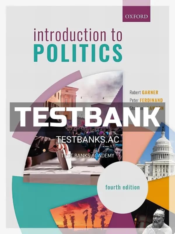 Cover for Test Bank for Introduction to Politics 4th Edition by Garner