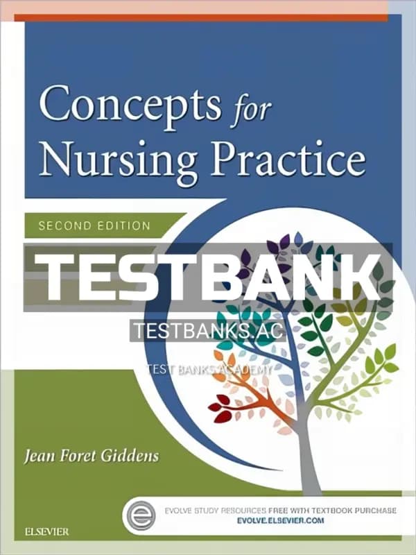 Cover for Test Bank for Concepts for Nursing Practice 2nd Edition by Giddens