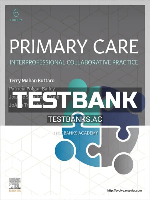 Cover for Test Bank for Primary Care 6th Edition by Buttaro