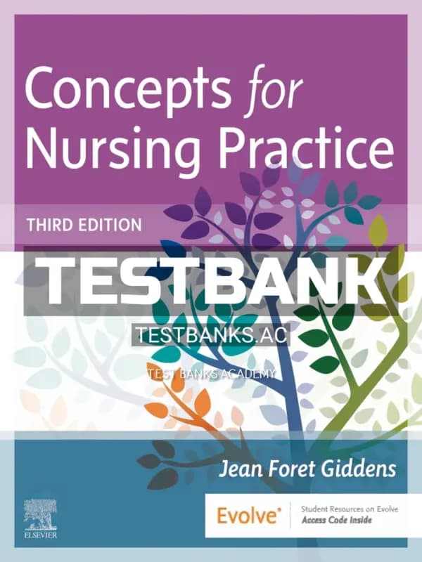 Cover for Test Bank for Concepts for Nursing Practice 3rd Edition by Giddens
