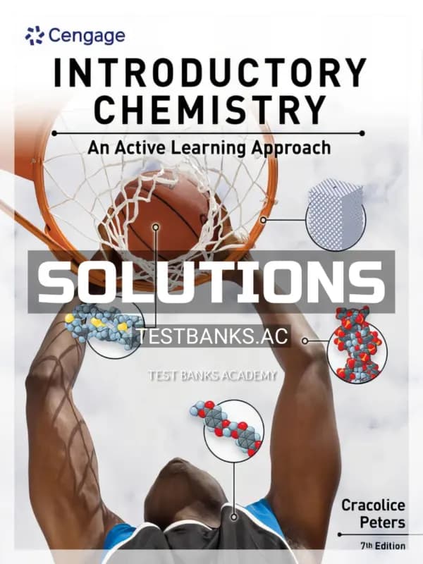 Cover for Solutions Manual for Introductory Chemistry An Active Learning Approach 7th Edition by Cracolice