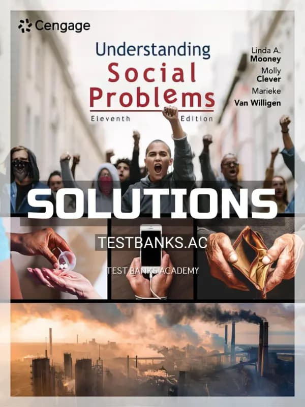Cover for Solutions Manual for Understanding Social Problems 11th Edition by Mooney