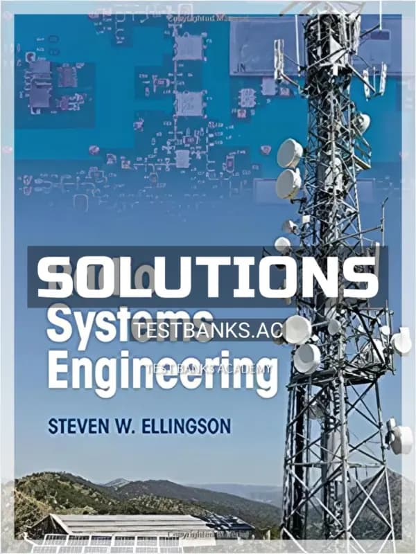 Cover for Solutions Manual for Radio Systems Engineering 1st Edition by Ellingson
