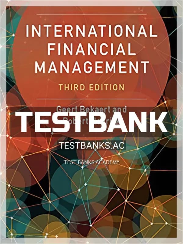 Cover for Test Bank for International Financial Management 3rd Edition by Bekaert