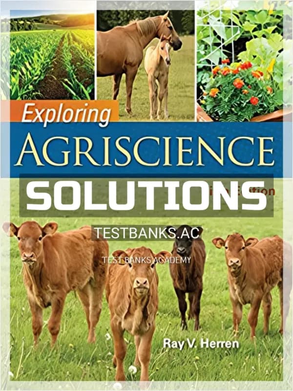 Cover for Solutions Manual for Introduction to Veterinary Science 3rd Edition by Lawhead