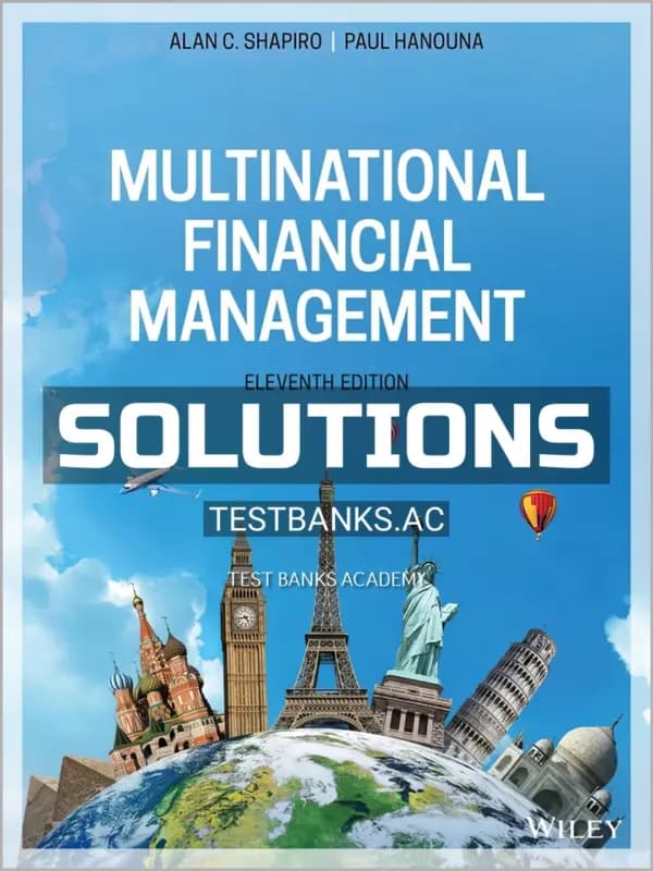 Cover for Solutions Manual for Multinational Financial Management 11th Edition by Shapiro