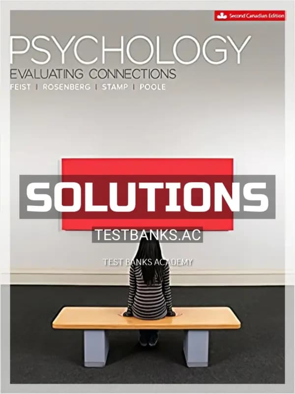 Cover for Solutions Manual for Psychology 2nd CA Edition by Feist