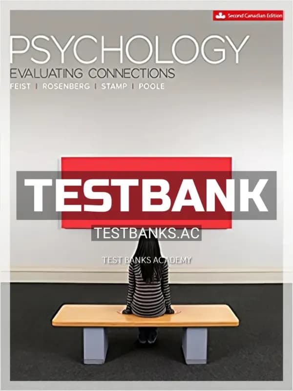 Cover for Test Bank for Psychology 2nd CA Edition by Feist