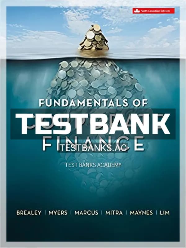 Cover for Test Bank for Fundamentals of Corporate Finance 6th CA Edition by Brealey