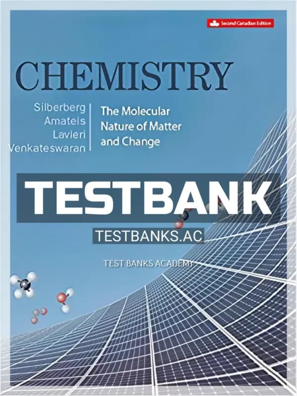 Cover for Test Bank for Chemistry 2nd CA Edition by Silberberg