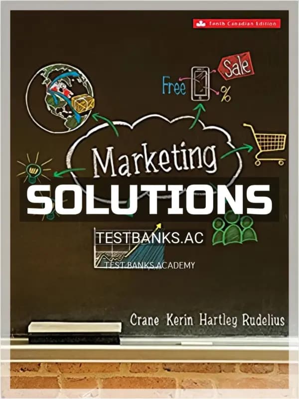 Cover for Solutions Manual for Marketing 10th CA Edition by Crane