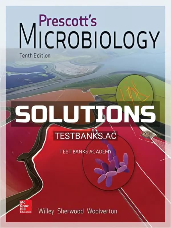 Cover for Solutions Manual for Prescotts Microbiology 10th Edition by Willey