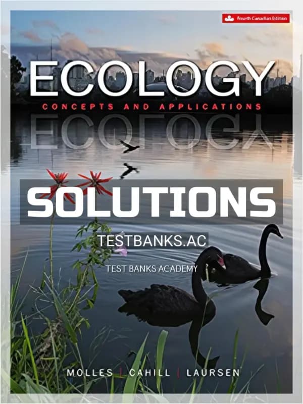 Cover for Solutions Manual for Ecology 4th CA Edition by Molles