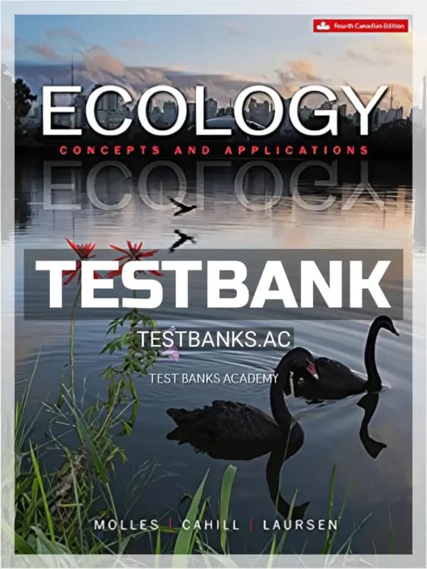 Cover for Test Bank for Ecology 4th CA Edition by Molles