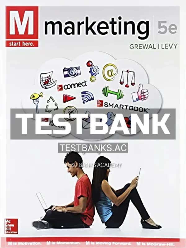 Cover for Test Bank for M Marketing 5th Edition by Grewal