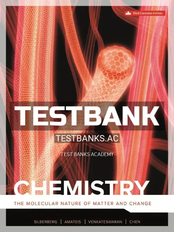Cover for Test Bank for Chemistry 3rd CA Edition by Silberberg