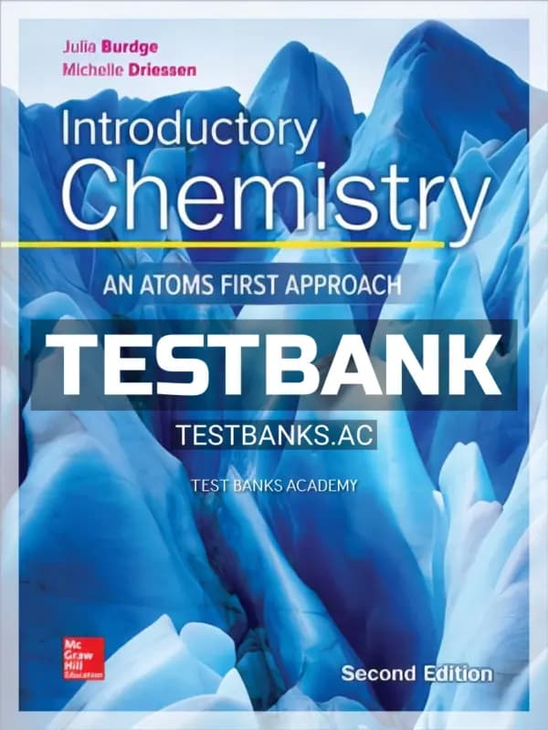 Cover for Test Bank for Introductory Chemistry 2nd Edition by Burdge