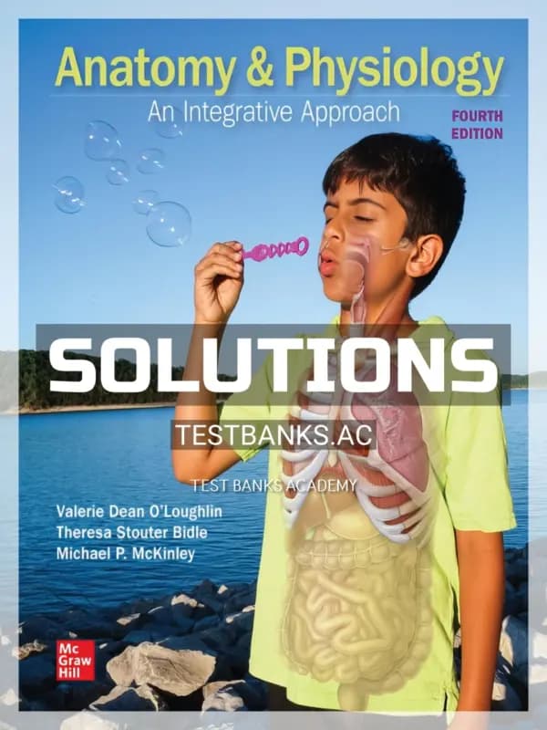 Cover for Solutions Manual for Anatomy and Physiology An Integrative Approach 4th Edition by McKinley