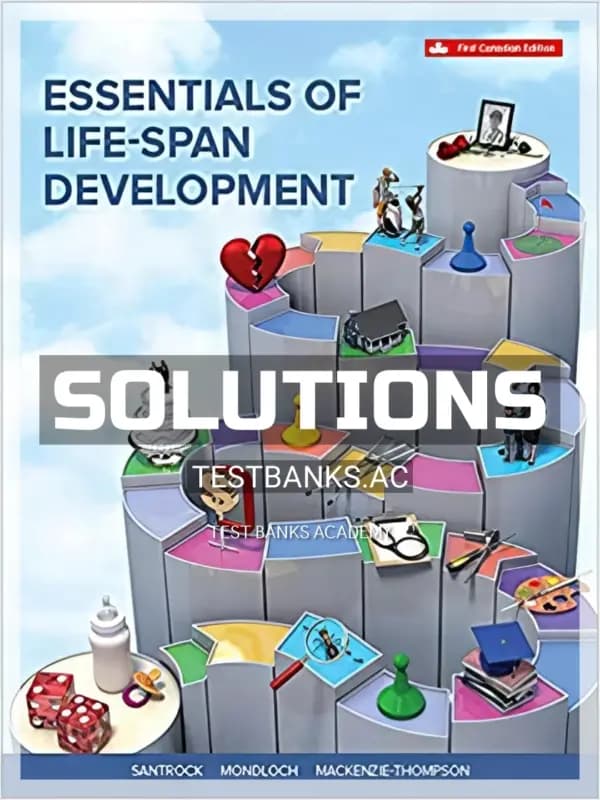 Cover for Solutions Manual for Essentials Of Life-span Development 1st CA Edition by Santrock