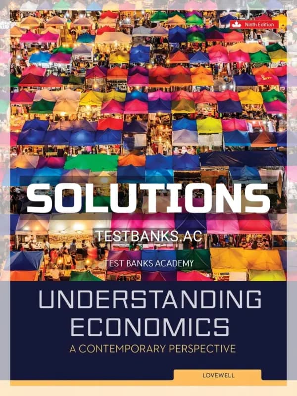 Cover for Solutions Manual for Understanding Economics 9th CA Edition by Lovewell