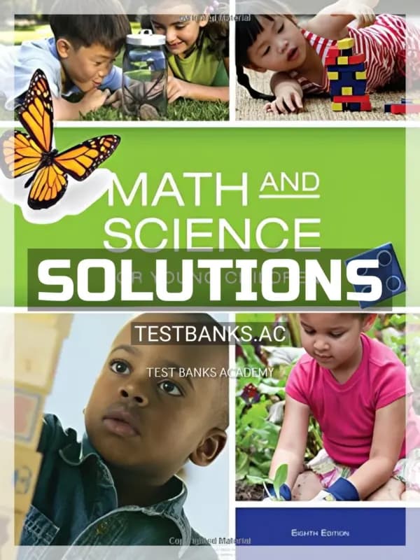 Cover for Solutions Manual for Math and Science for Young Children 8th Edition by Charlesworth