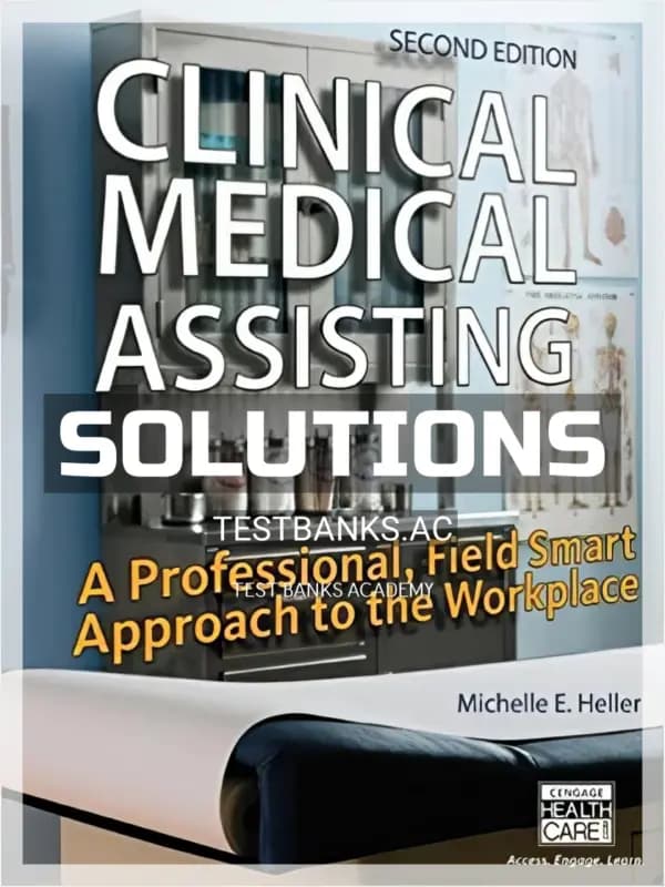 Cover for Solutions Manual for Clinical Medical Assisting A Professional Field Smart Approach to the Workplace 2nd Edition by Heller