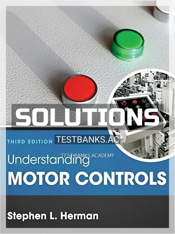 Cover for Solutions Manual for Understanding Motor Controls 3rd Edition by Herman