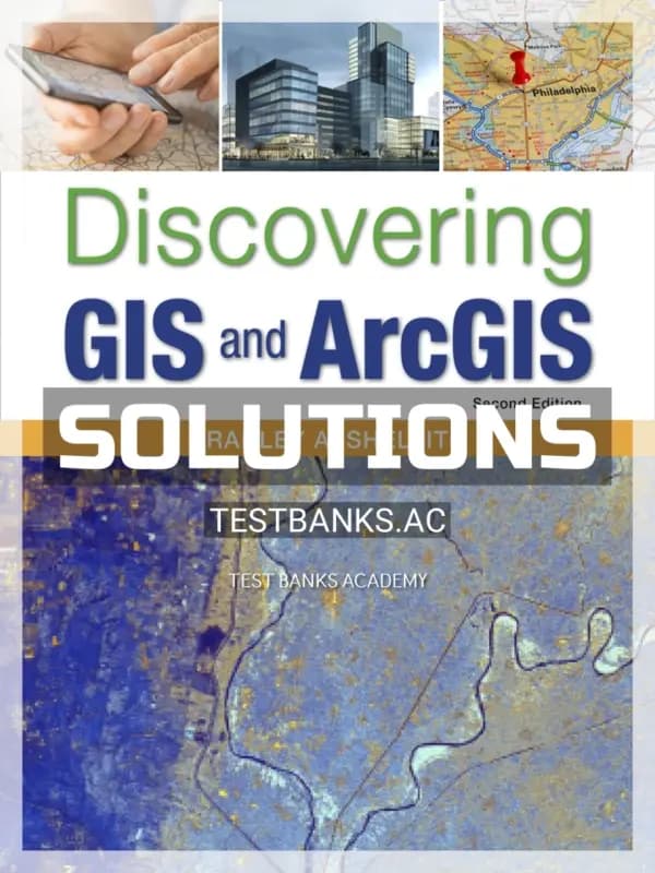 Cover for Solutions Manual for Discovering GIS and ArcGIS Rental Only 2nd Edition by Shellito