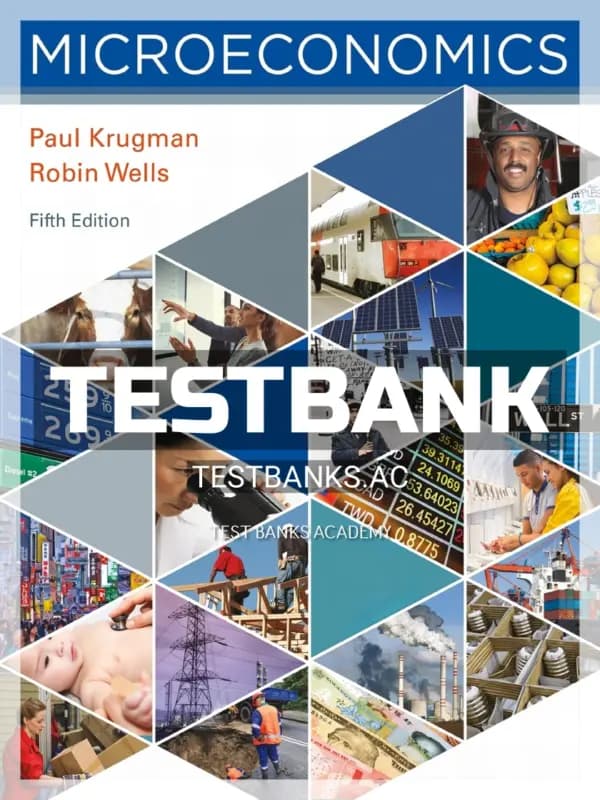 Cover for Test Bank for Microeconomics 5th Edition by Krugman